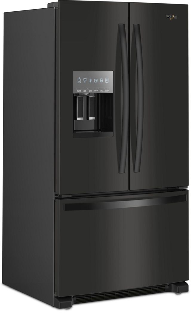 Whirlpool® 36 in. 24.7 Cu. Ft. Black French Door Refrigerator-2