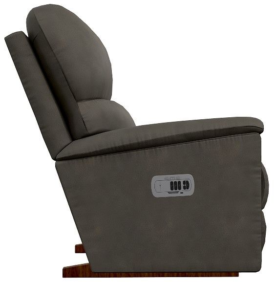 La-Z-Boy® Brooks Slate Power Rocking Recliner with Headrest-3