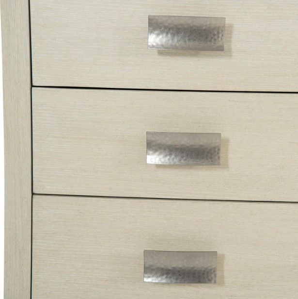 Bernhardt East Hampton Cerused Linen Tall Chest-4