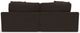 iAmerica Marshmallow Chocolate 2pc Double Chaise-2
