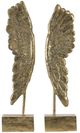 A & B Home Gold/Gray Wing Bookends-0