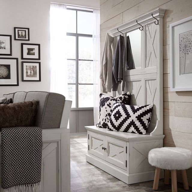 homestyles® Seaside Lodge Off-White Hall Tree-2