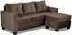 Mazin Furniture Phelps 2-Piece Coffee Reversible Sofa Chaise Sectional-0