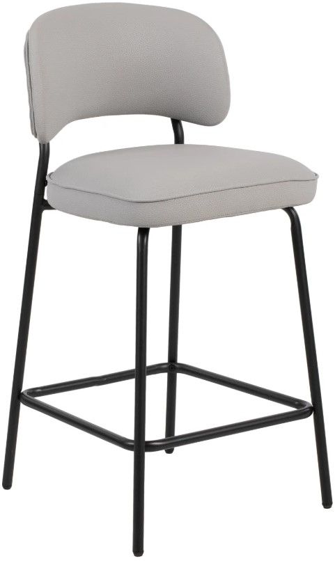 New Classic® Home Furnishings Blythe Black/Ivory Counter Stool-0