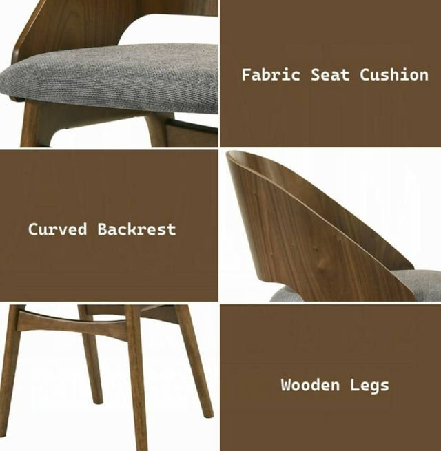 ACME Furniture Delmon 2-Piece Dark Walnut Side Chair Set-4