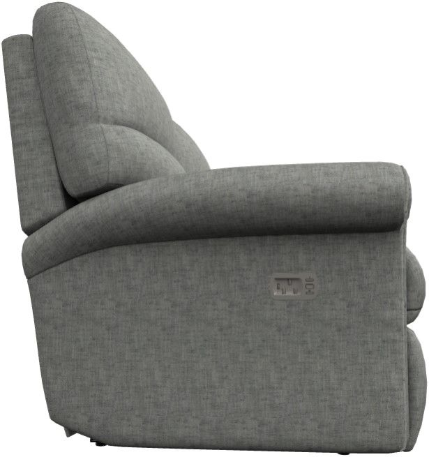 La-Z-Boy® Robin Charcoal Power Reclining Loveseat with Headrest-2