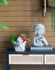 A & B Home Gray 8" Angel Planter-5