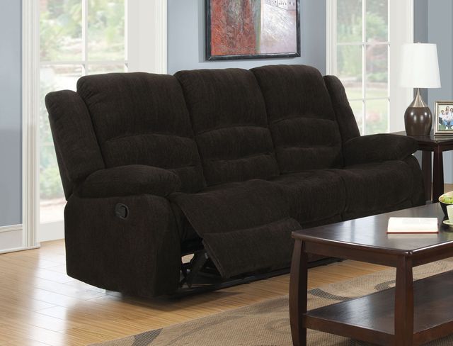 Coaster® Gordon 2-Piece Chocolate Reclining Living Room Set-1