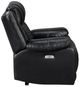 Homelegance® Huron Black Power Recliner with Charging Ports-3