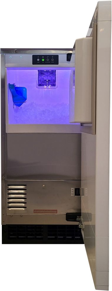 XO 15" 85 lb. Panel Ready Built-In Ice Maker-1