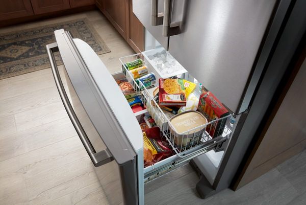 Maytag 36 in. 25.0 Cu. Ft. Fingerprint Resistant Stainless Steel French Door Refrigerator