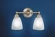 Moen® Brantford™ Brushed Nickel Two Globe Bath Light-1