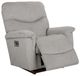 La-Z-Boy® James Powder Power Rocking Recliner with Headrest-3
