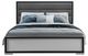 Global Furniture USA Amelia Black/Gray Queen Panel Bed with LED-2