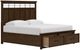Signature Design by Ashley® Taffenbrook Medium Brown King Storage Panel Bed-4