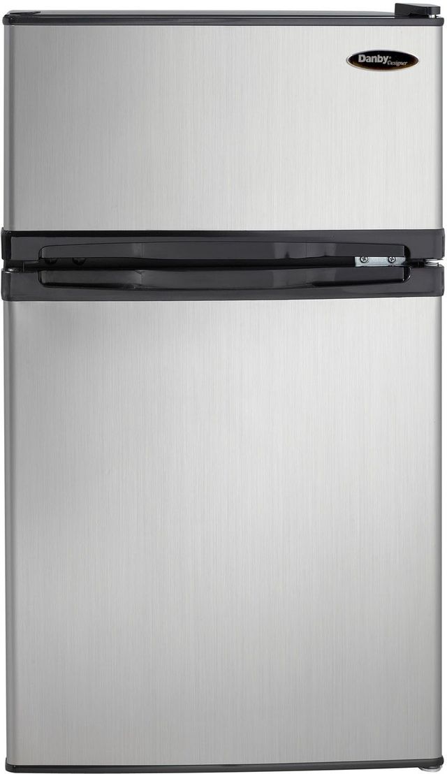 Danby® Designer Series 19" 3.1 Cu. Ft. Black Stainless Steel Compact Refrigerator