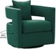 TOV Furniture Kennedy Forest Green Swivel Accent Chair-5