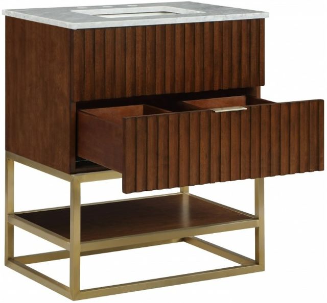 Meridian Furniture Monad Walnut 30" Bathroom Vanity-1