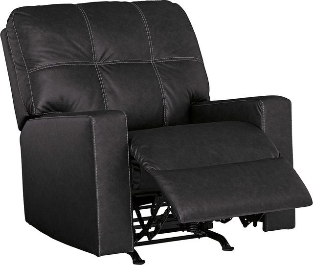 Benchcraft® Barlin Mills Carbon Manual Rocker Recliner-1