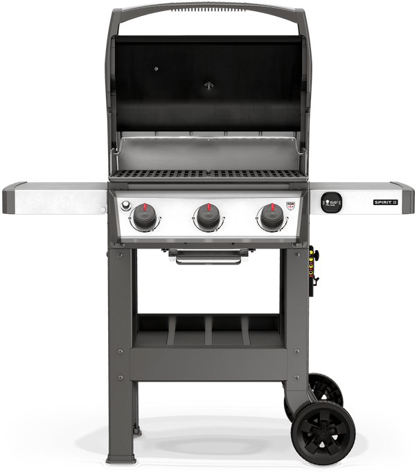 Weber® Spirit® II E-310 3-Burner Black Freestanding Liquid Propane Gas Grill-3