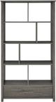 Coaster® Dylan Weathered Grey Bookcase-1