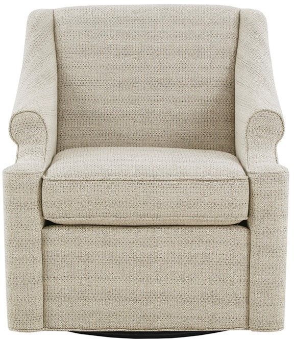 Olliix by Madison Park Tan Justin Swivel Glider Chair-0