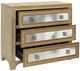 Stylecraft Taupe Brown and Mirror Drawer Chest-1