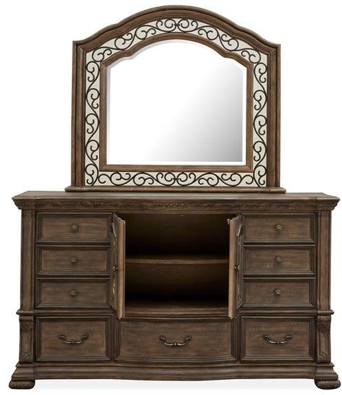 Magnussen Home® Durango Willadeene Brown Drawer Dresser-2