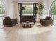International Furniture Direct Mita Brown Sofa-1