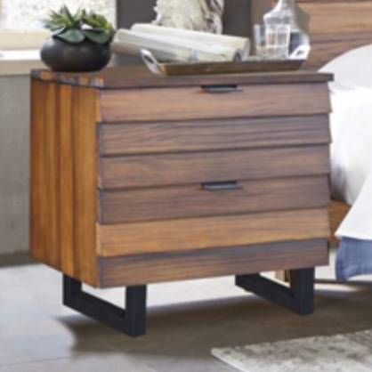 American Wholesale Furniture Urban Brown Nightstand 