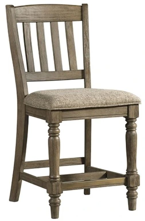 Intercon Balboa Park Brown/Roasted Oak 40" Slat Dining Side Chair-0