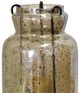 Stylecraft Smoke 15" Seeded with Metal Insert Candle Holder-1