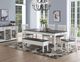 Steve Silver Co. Joanna 6-Piece Mocha/Two Tone Ivory Dining Set-1