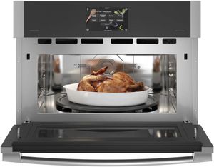 GE Profile 27" Stainless Steel Electric Speed Oven