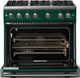 Viking® 5 Series 36" Ivy Pro Style Gas (LP) Range with Polished Chrome Trim-1