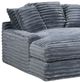 American Wholesale Furniture Jenna Charcoal Mega Chaise-1