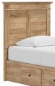 Signature Design by Ashley® Fenderport Tan 2-Drawer Twin Panel Storage Bed-2