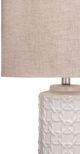 Bassett Mirror Marina White Table Lamp-1