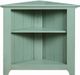 Archbold Furniture Customizable Pantries and Cabinets Pine Corner Shelf-0