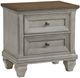 Homelegance® Renton Antique Gray/Brown Nightstand-0