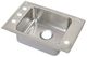 Elkay Lustertone® Classic Lustrous Satin Stainless Steel 25" x 17" x 6.5" 4-Hole Single Bowl Drop-in Classroom ADA Sink with Quick-Clip-0
