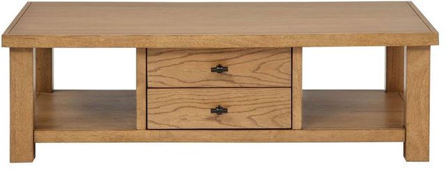 Coaster® Beasley Golden Oak Coffee Table-3