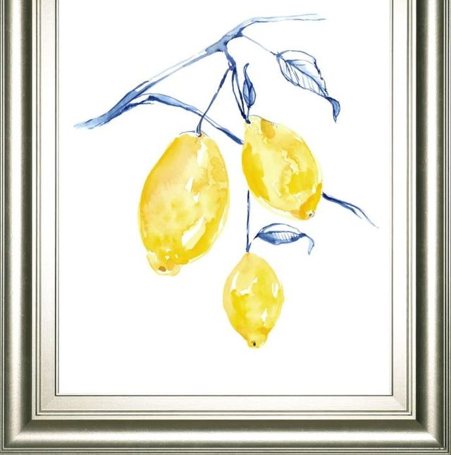 Classy Art Watercolor Lemons I by Jennifer Goldberger Wall Art-1