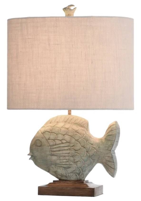 Stylecraft Nemo Blue/White Table Lamp -1