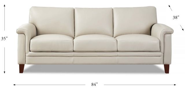 Amax Leather® Westcott Vanilla Sofa-1