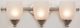 YHD Mirror Lake Brush Nickel/White 3-Light Vanity Lighting-3