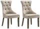 ACME Furniture Gabrian 2-Piece Beige/Reclaimed Gray Dining Side Chair Set-0