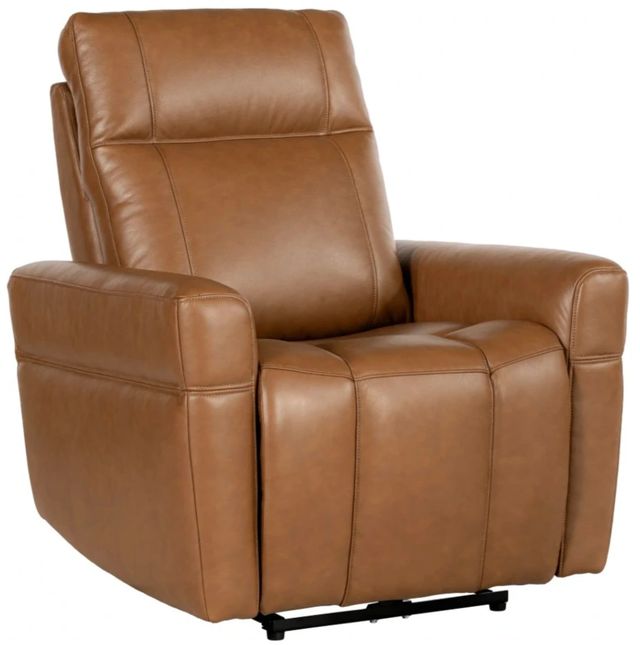 Parker House® Bradford Steamboat Ecru Power Zero Gravity Leather Recliner with Power Headrest-0