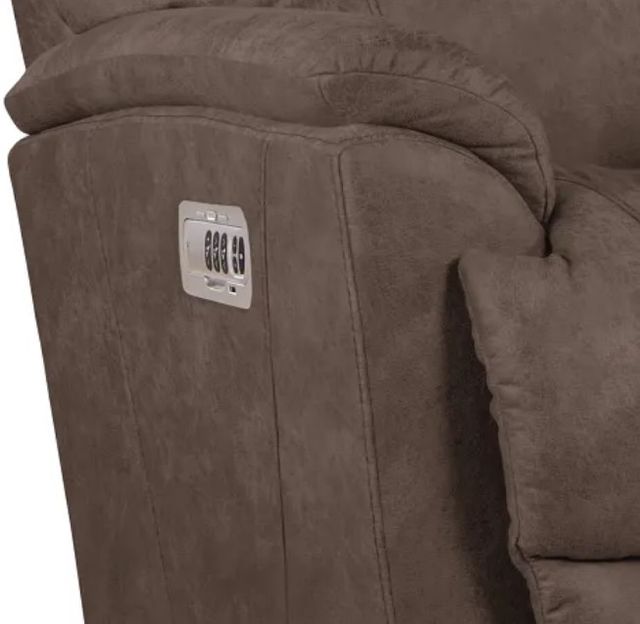 La-Z-Boy® Trouper Mink Power Wall Recliner with Headrest and Lumbar-2