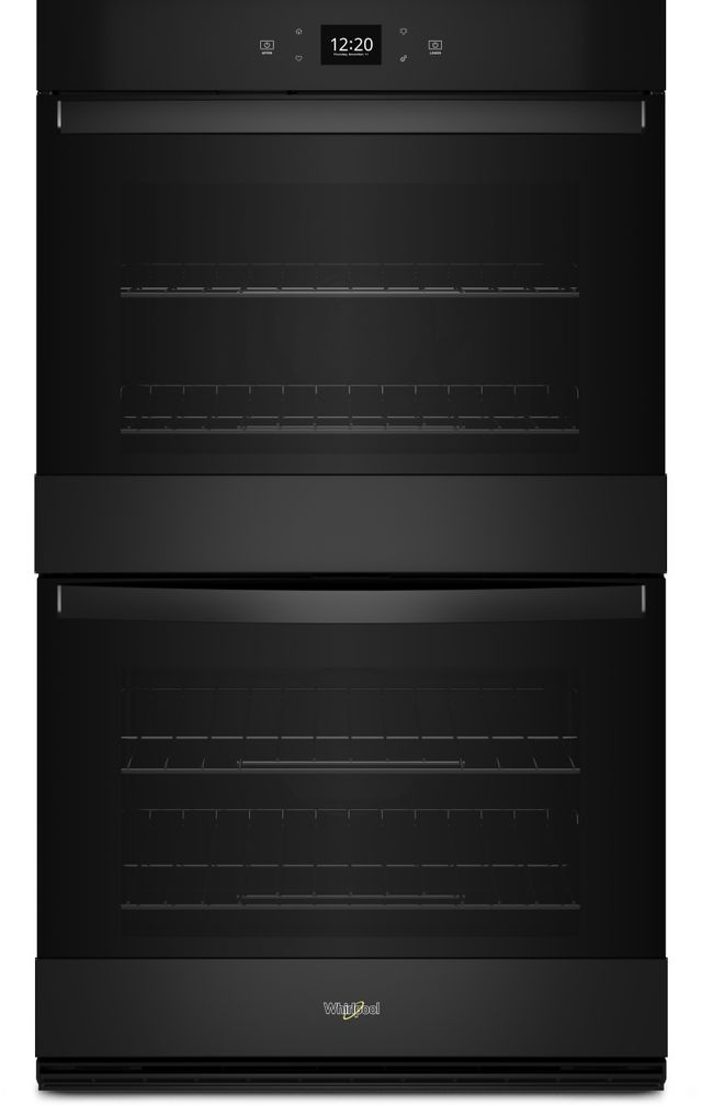 Whirlpool® 27" Black Double Electric Wall Oven-0